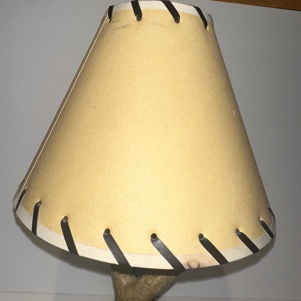 Vintage Faux Antlers Lamp - Picture 11 of 16